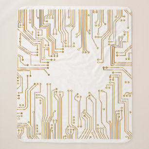 Cobertor Sherpa Papel de parede de fundo do conselho de circuito