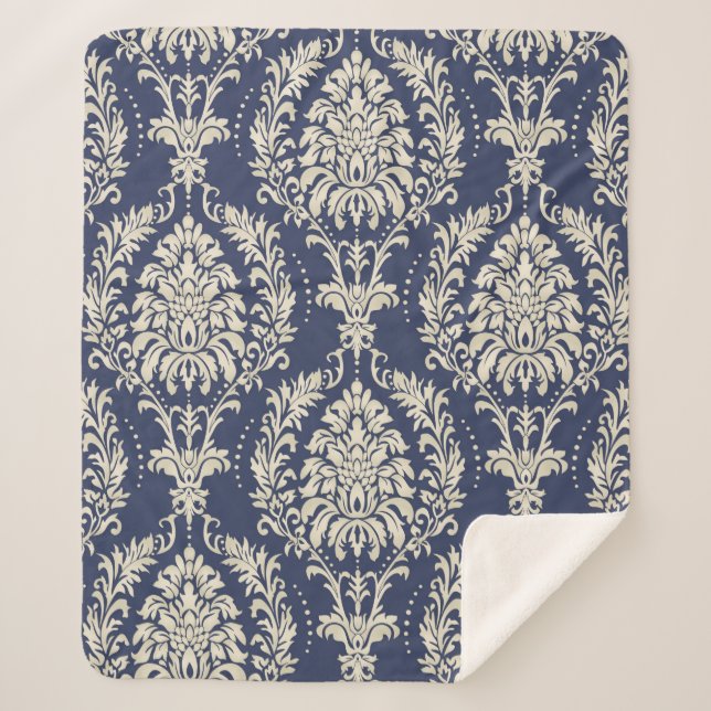 Cobertor Sherpa Papel de parede úmido. Patch de colheita sem costu (Frente)