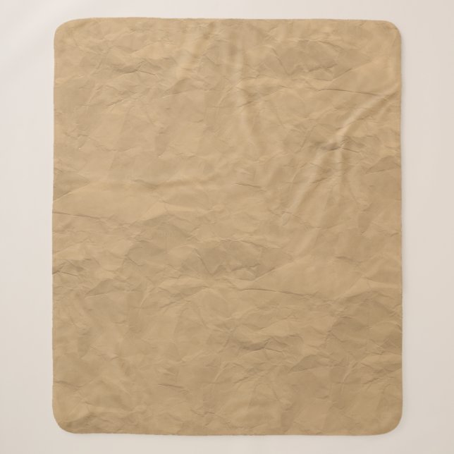 Cobertor Sherpa Paper old texture parchment antique (Frente)
