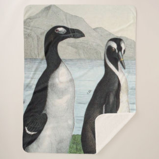 Cobertor Sherpa Par De Pinguins - Beach Towel
