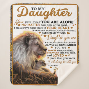 Cobertor Sherpa Para Minha Filha, Presente De Aniversário Da Filha