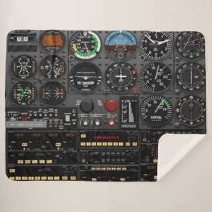 Cobertor Sherpa Para o piloto que tem tudo