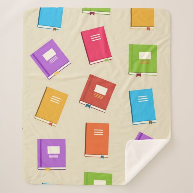 Cobertor Sherpa Para verdadeiros amantes de livros (Frente)