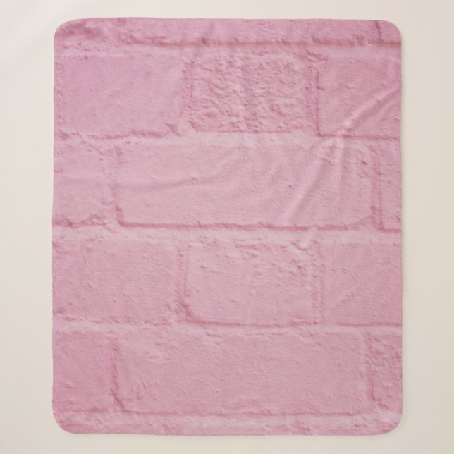 COBERTOR SHERPA PAREDE DE PINK PINTADO (Frente)