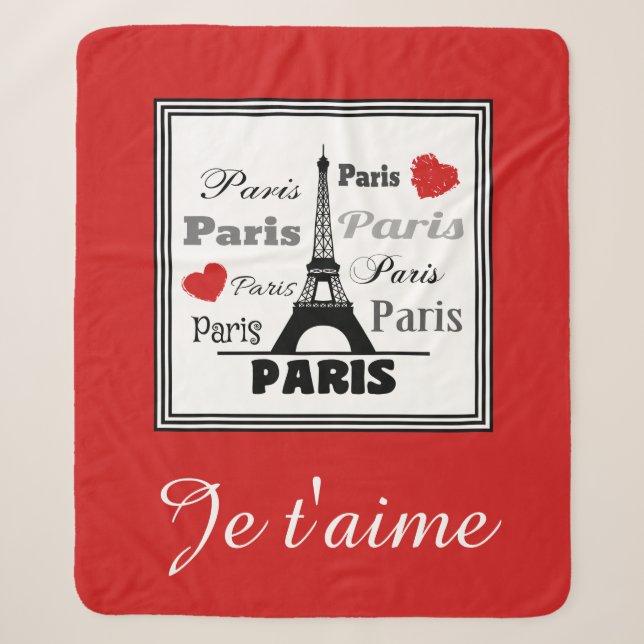 Cobertor Sherpa Paris (Frente)