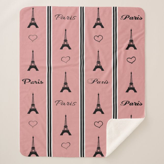 Cobertor Sherpa Paris (Frente)