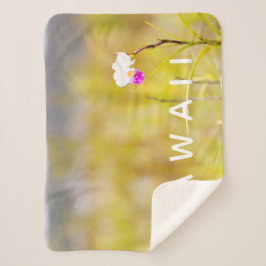 Cobertor Sherpa Parque Nacional das Orquídeas Tropicais do Havaí