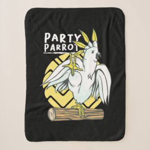 Cobertor Sherpa Partidário - Parrot Bird