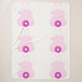 Cobertor Sherpa Páscoa Bunny Sherpa Blanket