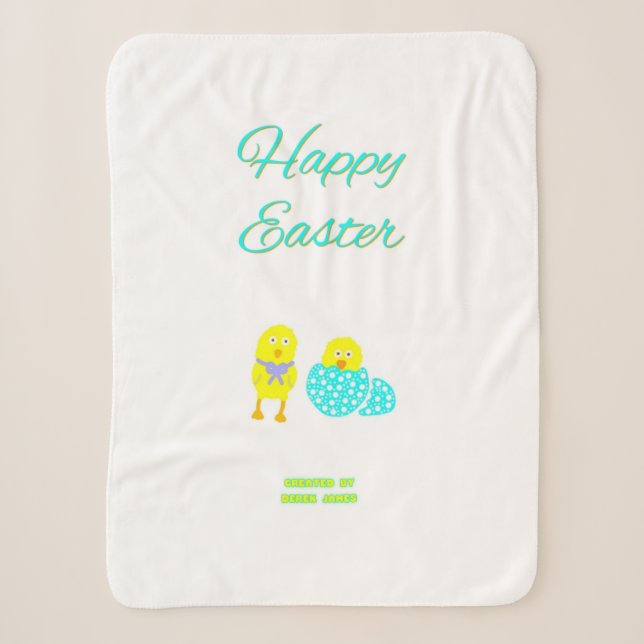 Cobertor Sherpa Páscoa Hatchlings Small Sherpa Blanket (Frente)