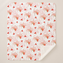 Cobertor Sherpa Pássaro Phoenix E Flor Phoenix Sem Olho