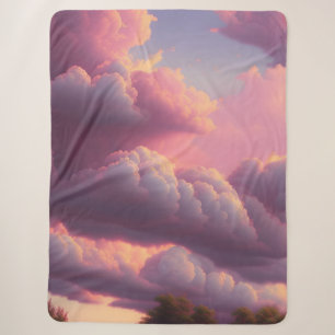 Cobertor Sherpa Pastel Sky
