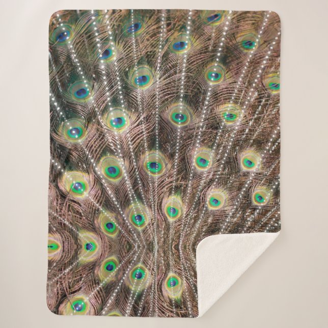 Cobertor Sherpa Peacock Style Blanket Large (Frente)