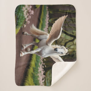 Cobertor Sherpa Pegasus Filly em Forest Walk