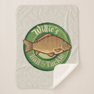Cobertor Sherpa Peixe personalizado e proteção contra a pesca Co