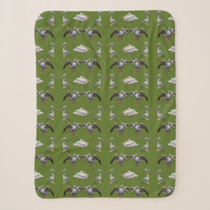 Cobertor Sherpa Pelican Frenzy Sherpa Blanket (verde)
