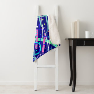 Cobertor Sherpa Pelo Céu Noturno