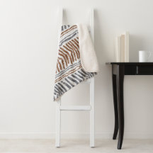 Pendurado de Parede Boho Moderno Cinza Marrom