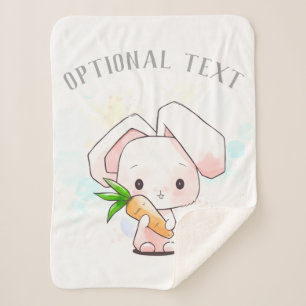 Cobertor Sherpa Pequeno Coelhinho Doce