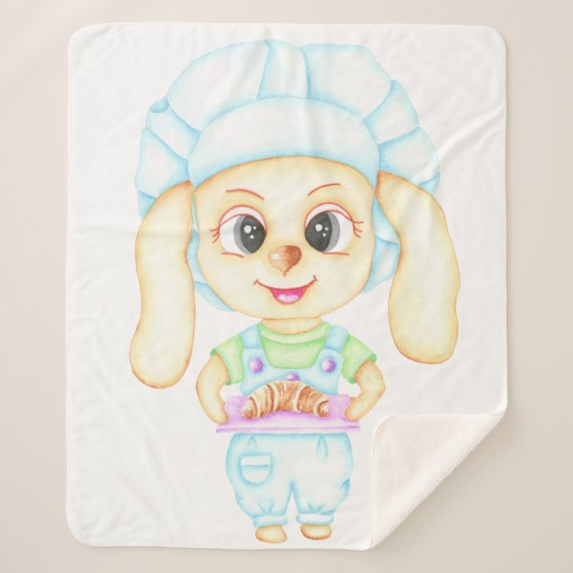 Cobertor Sherpa Pequeno padeiro (Frente)