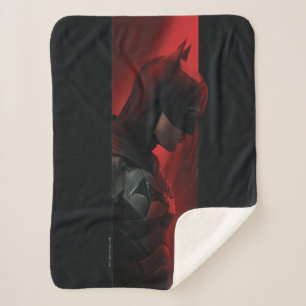 Cobertor Sherpa Perfil do Bar Vermelho do Batman
