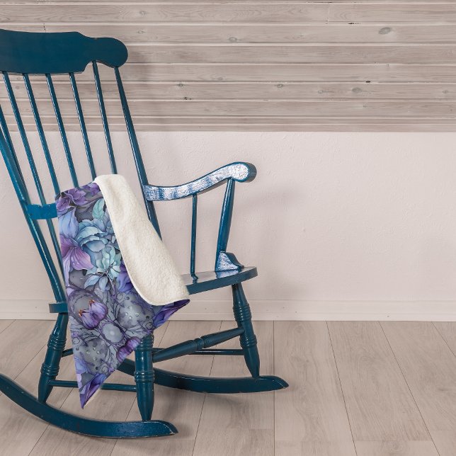 Cobertor Sherpa Periwinkle Garden Sherpa Blanket (Criador carregado)