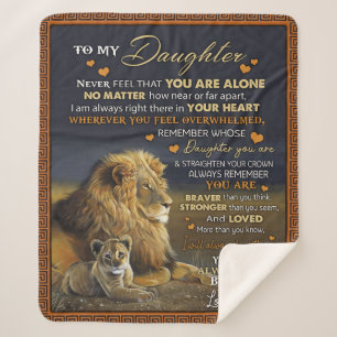 Cobertor Sherpa Personalizado Para Minha Filha Do Pai,