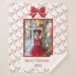 Cobertor Sherpa Personalizar Foto Feliz Natal