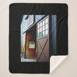 Cobertor Sherpa Perspectiva da Porta do Barn