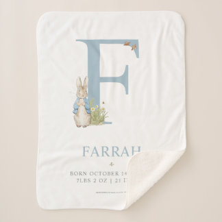 Cobertor Sherpa Peter Rabbit | Carta Personalizada F