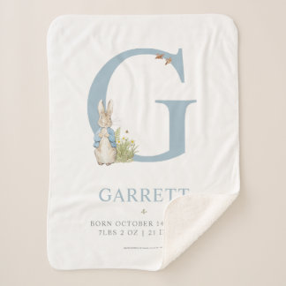 Cobertor Sherpa Peter Rabbit | Carta Personalizada G