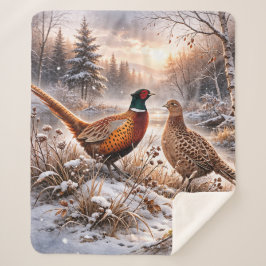 Cobertor Sherpa Pheasant 