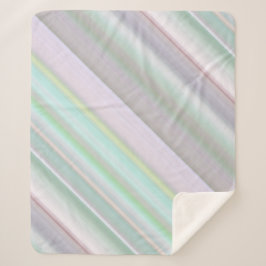 Cobertor Sherpa Pia, púrpura e faixa das casas