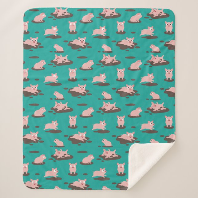 Cobertor Sherpa Piglets Sherpa Blanket (Frente)