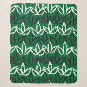 Cobertor Sherpa Pincel abstrato pincelada sem costura padrão, padr