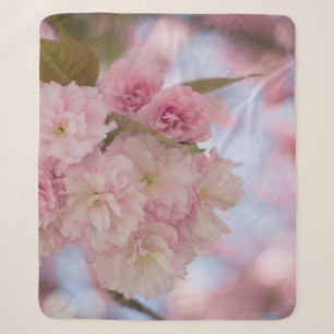 COBERTOR SHERPA PINK CHERRY BLOSSOM EM FECHAR FOTOGRAFIA