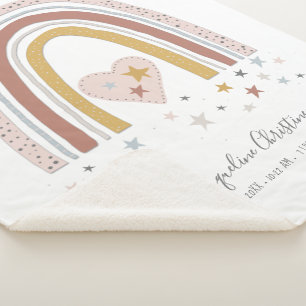 Cobertor Sherpa Pink Moderno, Rosa, Aposta o Nascimento, Garota