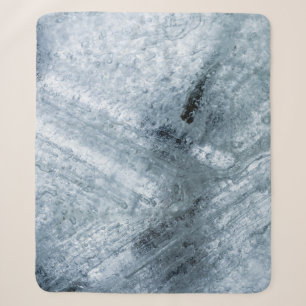 Cobertor Sherpa Pintura de abstrato preto e castanho