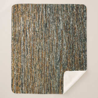 Cobertor Sherpa Pintura de abstrato preto e castanho