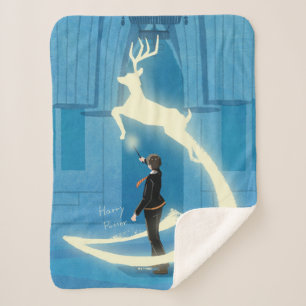 Cobertor Sherpa Pintura do Patrono de HARRY POTTER™
