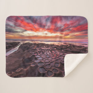 Cobertor Sherpa Piscinas de maré em La Jolla, CA