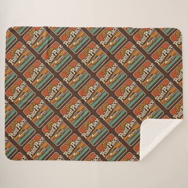 Cobertor Sherpa Placemat laminado (Frente (Horizontal))