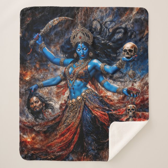 Cobertor Sherpa Poder de Kali (Frente)