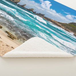 Cobertor Sherpa Pointe des Chateaux, Grande-Terre, Guadalupe