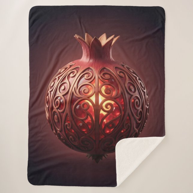 Cobertor Sherpa Pomegranate´10 (Frente)