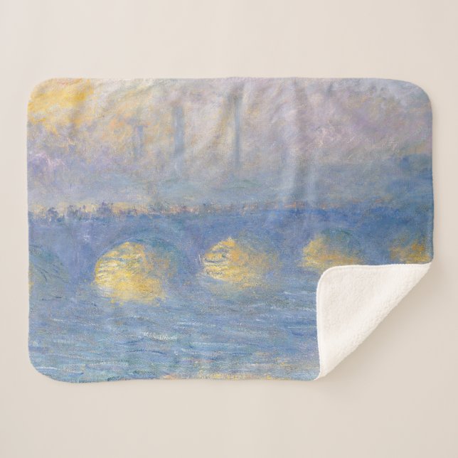 Cobertor Sherpa Ponte de Waterloo, couvert | 1904 dos temps (Frente (Horizontal))