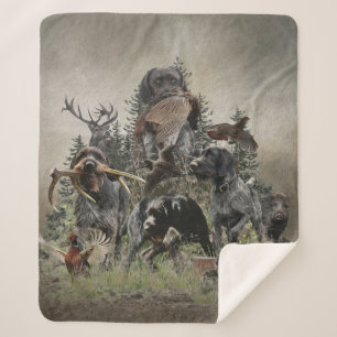 Cobertor Sherpa Ponteiro alemão Wirehaired