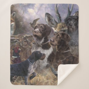 Cobertor Sherpa Ponteiro alemão Wirehaired