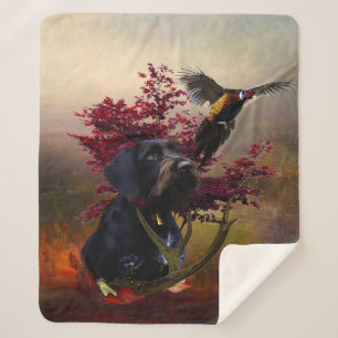 Cobertor Sherpa Ponteiro alemão Wirehaired