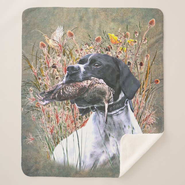 Cobertor Sherpa Ponteiro, Caça Pau (Frente)